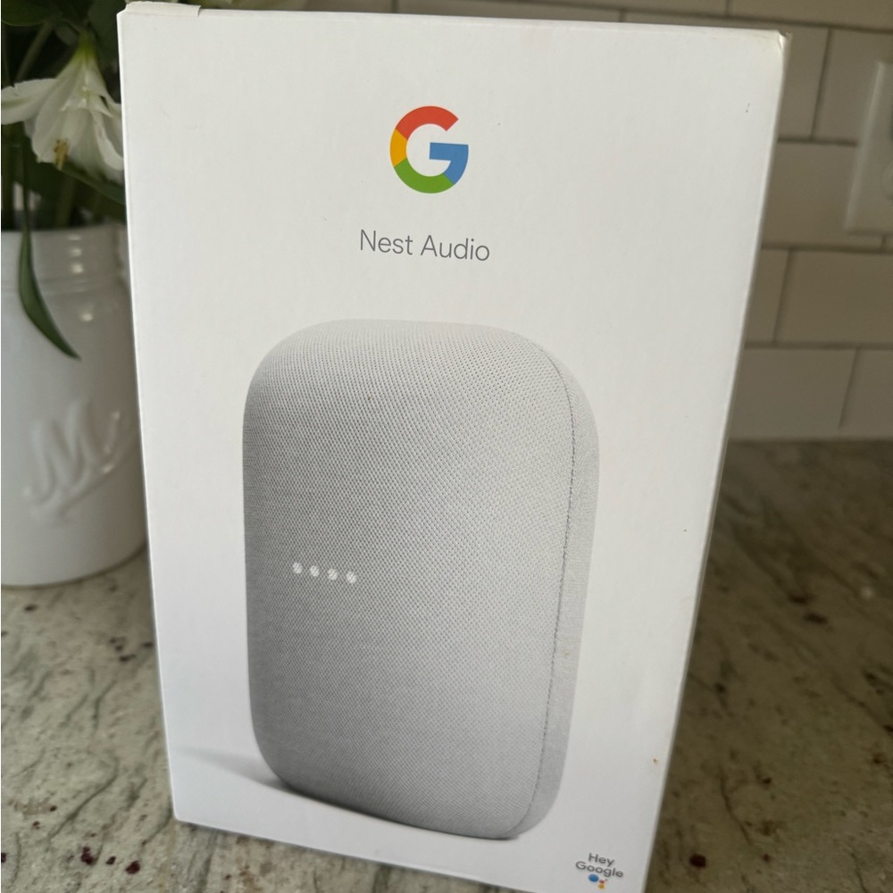 Google nest audio speaker : new in box